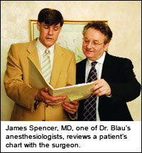 Dr. Blau with James Spencer, MD